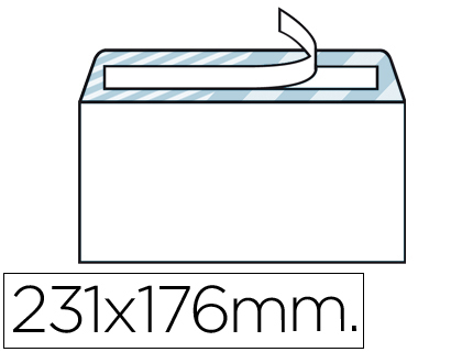 ENVELOPE LIDERPAPEL N.12 QUARTO BRANCO 176X231 MM TIRA DE SILICONE PACK DE 500 UNIDADES