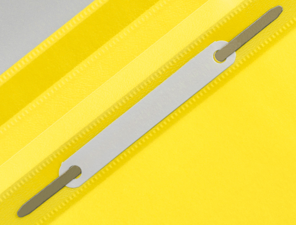BOLSA DOSSIER Q-CONNECT FASTENER EM PLASTICO DIN A4 AMARELA