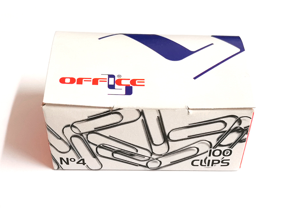 CLIPS LISMANIA L-OFFICE N4 32 MM CAIXA DE 100 UNIDADES